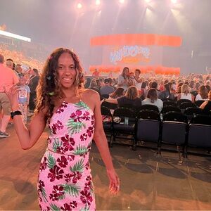 Rachel Zoe Floral Sequin Top & Skirt Set Small